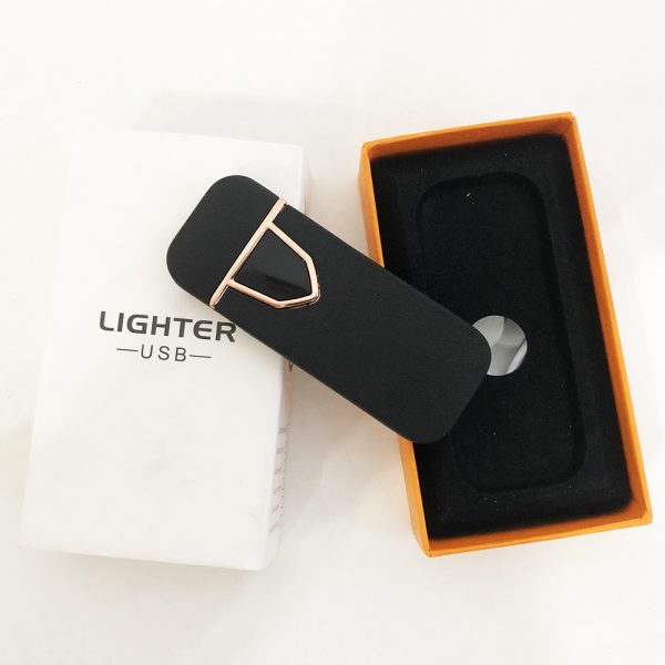 Зажигалка спиральная USB-711, электронная зажигалка спиральная подарочная, зажигалка с зарядкой от usb — изображение 7
