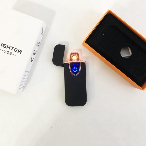 Зажигалка спиральная USB-711, электронная зажигалка спиральная подарочная, зажигалка с зарядкой от usb — изображение 9