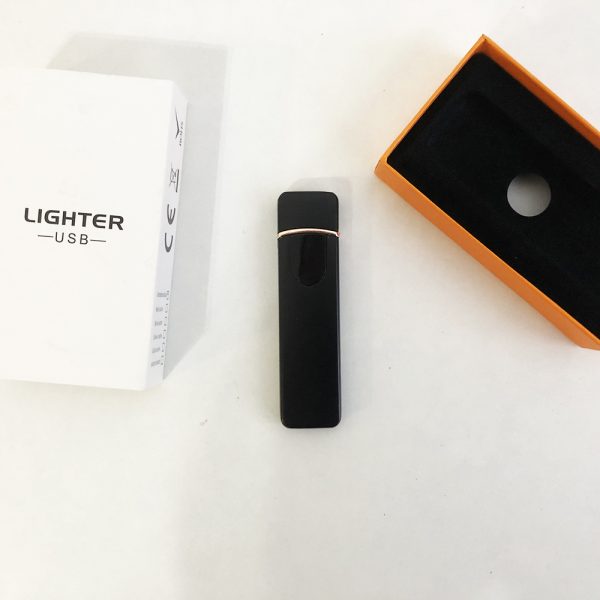 Зажигалка спиральная USB ZGP-4. Цвет: черный — изображение 8