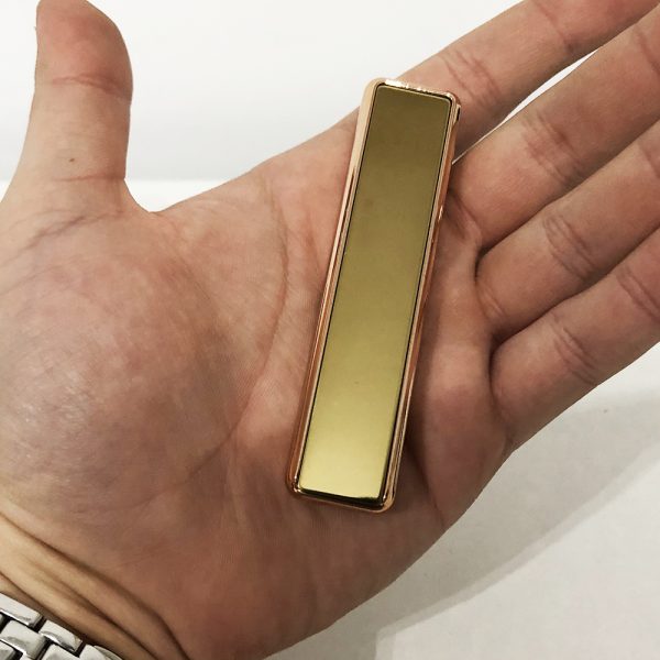 Зажигалка спиральная USB ZGP-1. Цвет: золотой — изображение 6