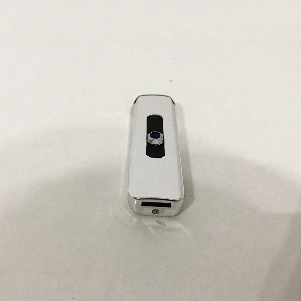 Зажигалка электрическая, спиральная сенсорная электрическая usb зажигалка. Цвет: серебряный