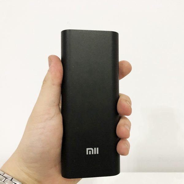 Портативное зарядное устройство power bank павербанк 16000/6000 MI M5. Цвет: черный — изображение 8