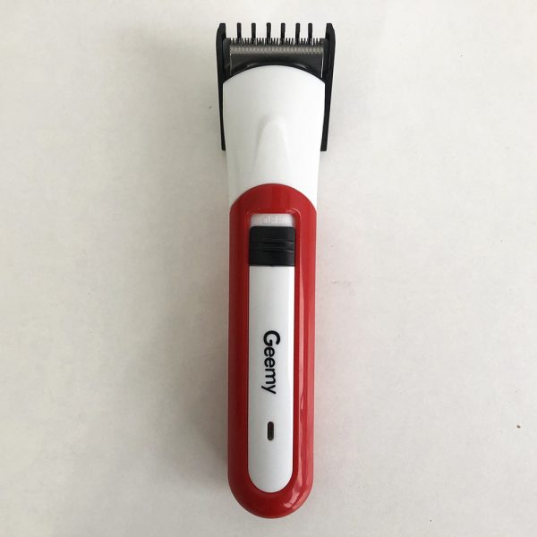 Машинка для стрижки GEMEI GM-702. Цвет: красный — изображение 10