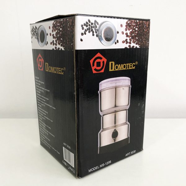 Кофемолка DOMOTEC MS-1206 (150Вт, 70г), электрическая кофемолка для турки, роторная кофемолка — изображение 5