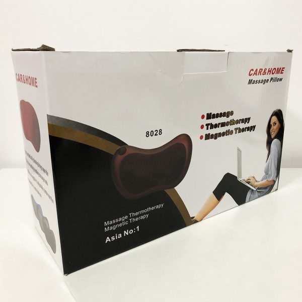 Массажная подушка Car and Home Massage Pillow, массажер для шеи автомобильный — изображение 10