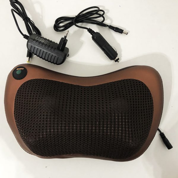 Массажная подушка Car and Home Massage Pillow, массажер для шеи автомобильный — изображение 12