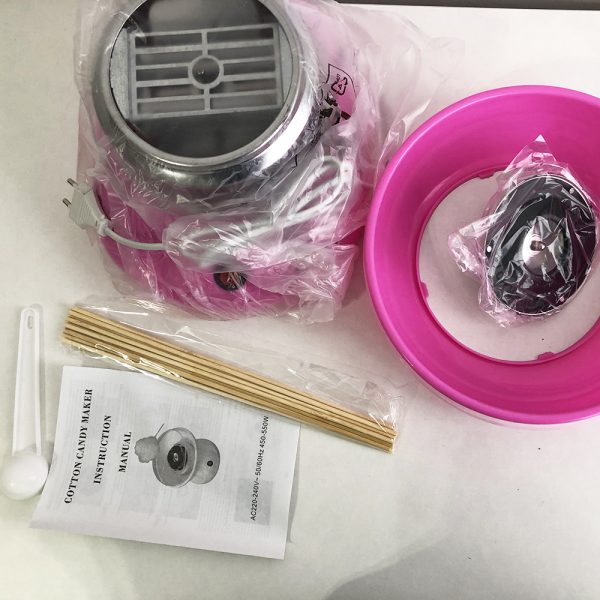 Аппарат для сладкой ваты Cotton Candy Maker, детский аппарат для сладкой ваты в домашних условиях аппарат — изображение 8