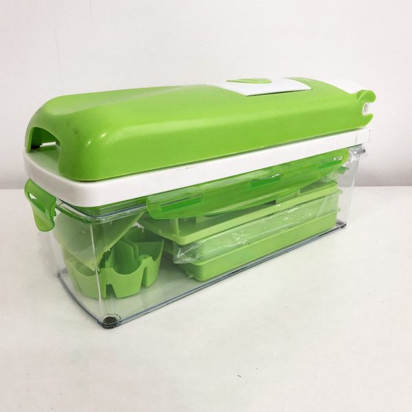 Терка Nicer Dicer PLUS овощерезка универсальная терка ручная овощерезка мультислайсер кухонная овощерезка — изображение 7