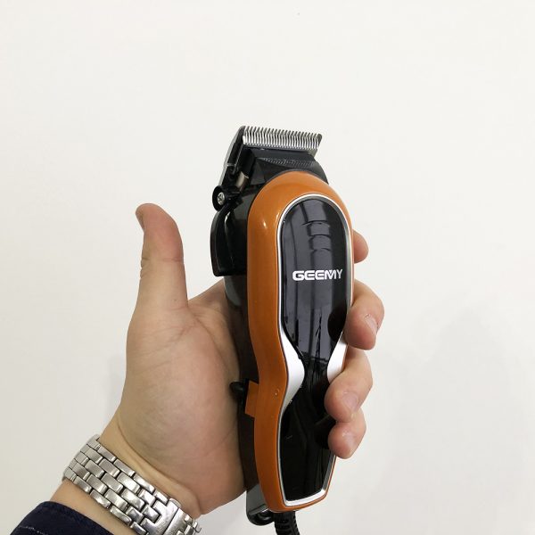 Профессиональная машинки для стрижки волос Gemei GM-817 Pro. Цвет: оранжевый — изображение 8