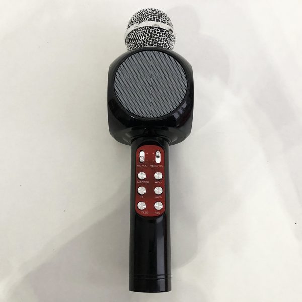 Беспроводной микрофон караоке bluetooth WSTER WS-1816. Цвет: черный — изображение 7