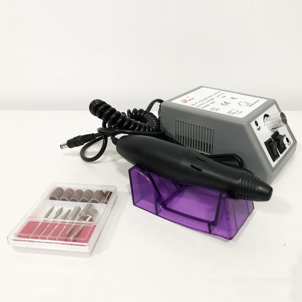 Фрезер для маникюра Beauty nail DM-14/2000, фрезер ручной для маникюра, для снятия гель лака. Цвет: серый — изображение 5