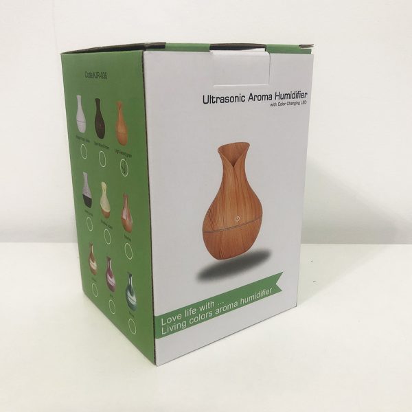 Увлажнитель воздуха Air Purifier LR053, Аромадиффузор увлажнитель воздуха для дома. Цвет: светлое дерево — изображение 2