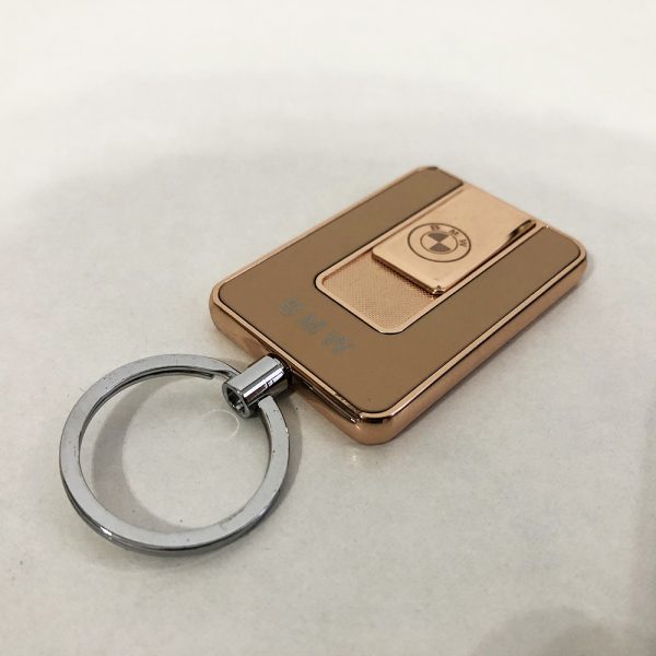 Зажигалка спиральная USB-811. BMW. Цвет: золотой — изображение 7