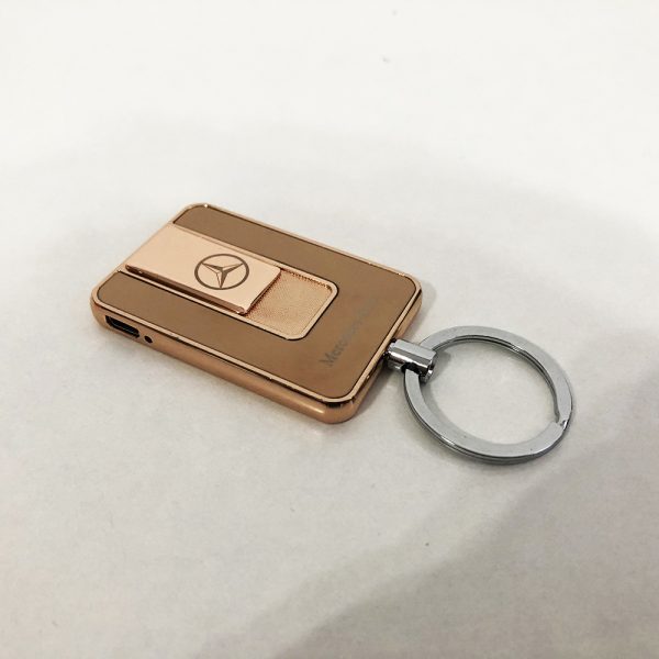 Зажигалка спиральная USB-811. Mercedes. Цвет: золотой — изображение 8