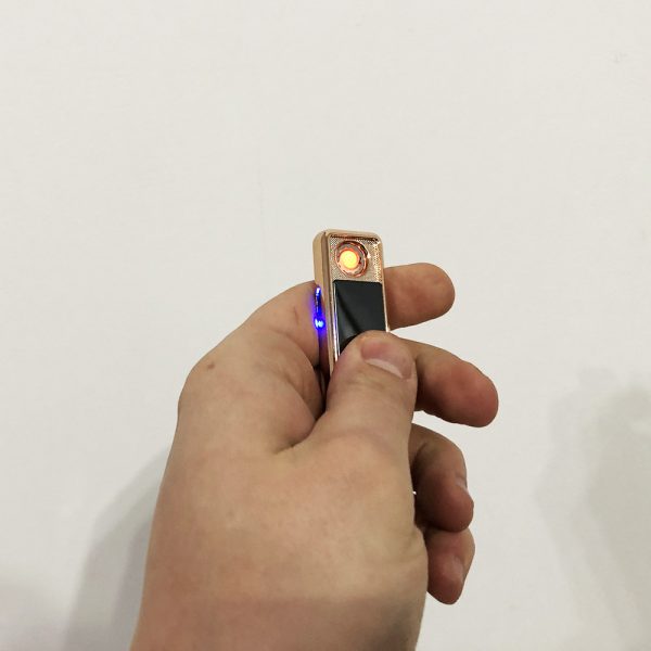 Зажигалка спиральная USB ZGP-1. Цвет: платиновый — изображение 9