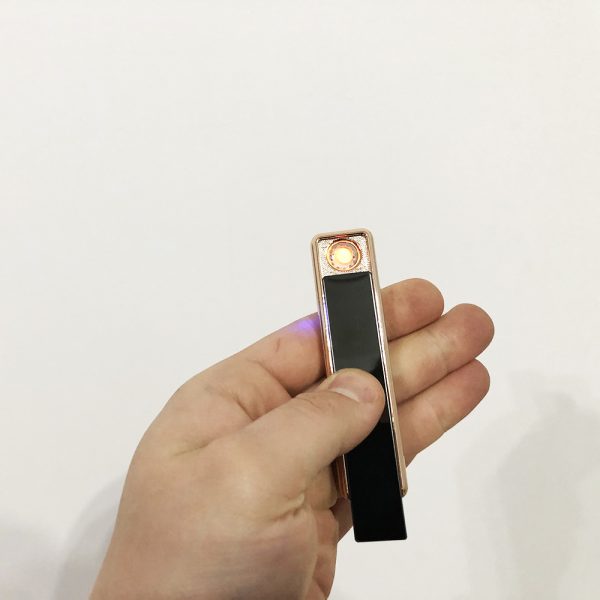 Зажигалка спиральная USB ZGP-1. Цвет: платиновый — изображение 2