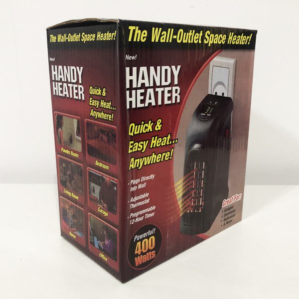 Портативный обогреватель Rovus Handy Heater Black 400 Вт, обогреватель дуйчик, бытовой тепловентилятор — изображение 4