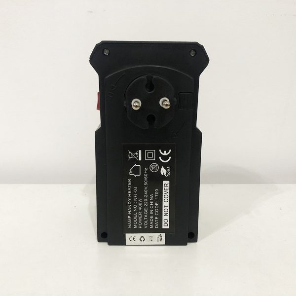Портативный обогреватель Rovus Handy Heater Black 400 Вт, обогреватель дуйчик, бытовой тепловентилятор — изображение 20