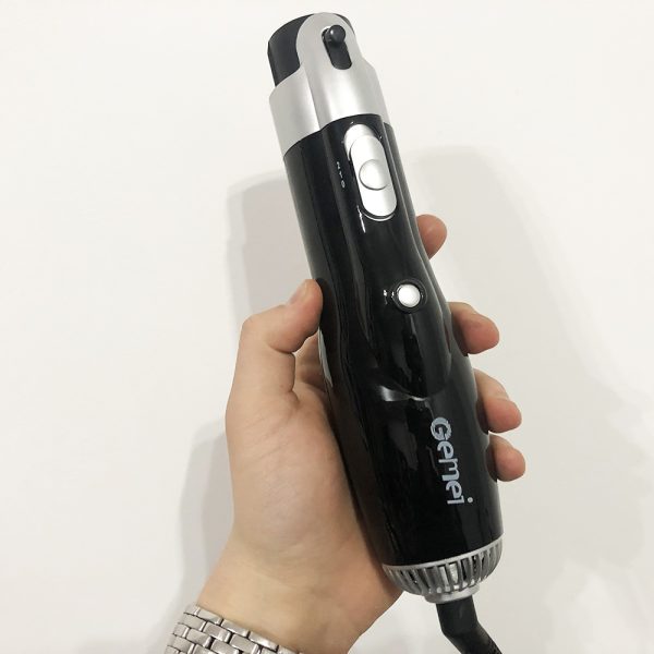 Фен щетка 10 в 1 GEMEI GM-4833. Цвет: черный — изображение 9