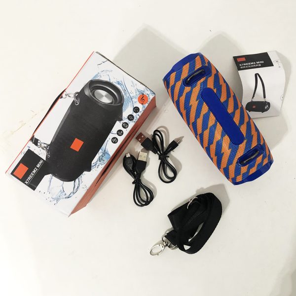 Колонка JBL XERTMT2 Mini (аналог). Цвет: сине-оранжевый — изображение 4