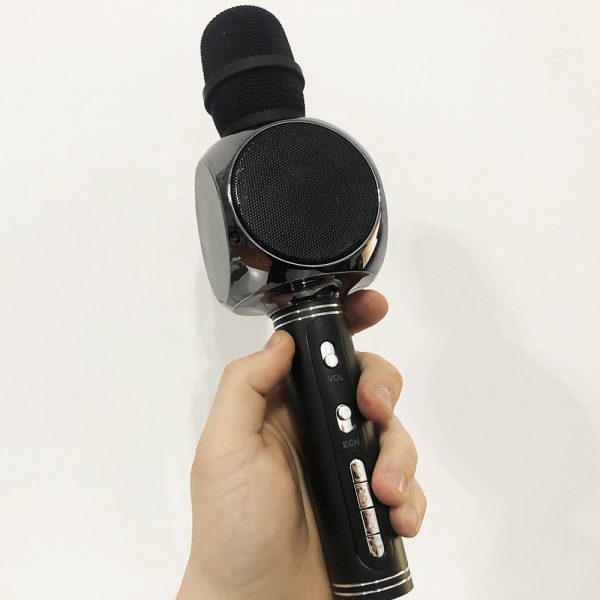 Беспроводной Bluetooth Микрофон для Караоке Микрофон DM Karaoke Y 68 + BT. Цвет: черный — изображение 4