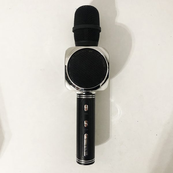 Беспроводной Bluetooth Микрофон для Караоке Микрофон DM Karaoke Y 68 + BT. Цвет: черный с серебром