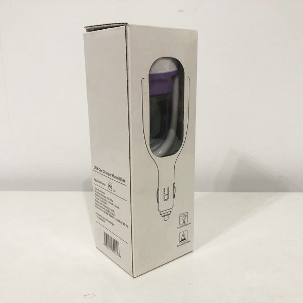 Увлажнитель воздуха для автомобиля, увлажнитель воздуха в машину Air Purifier BA-3. Цвет: фиолетовый — изображение 2