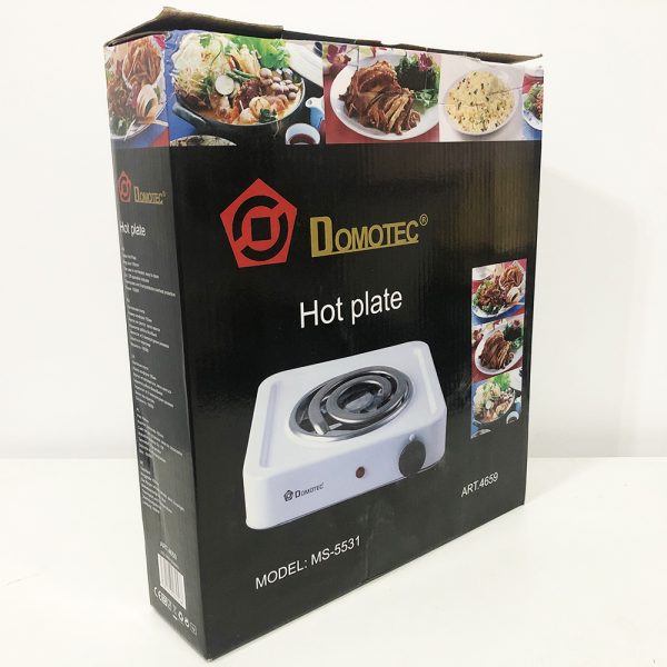 Электроплита Domotec MS-5531. Цвет: белый — изображение 3