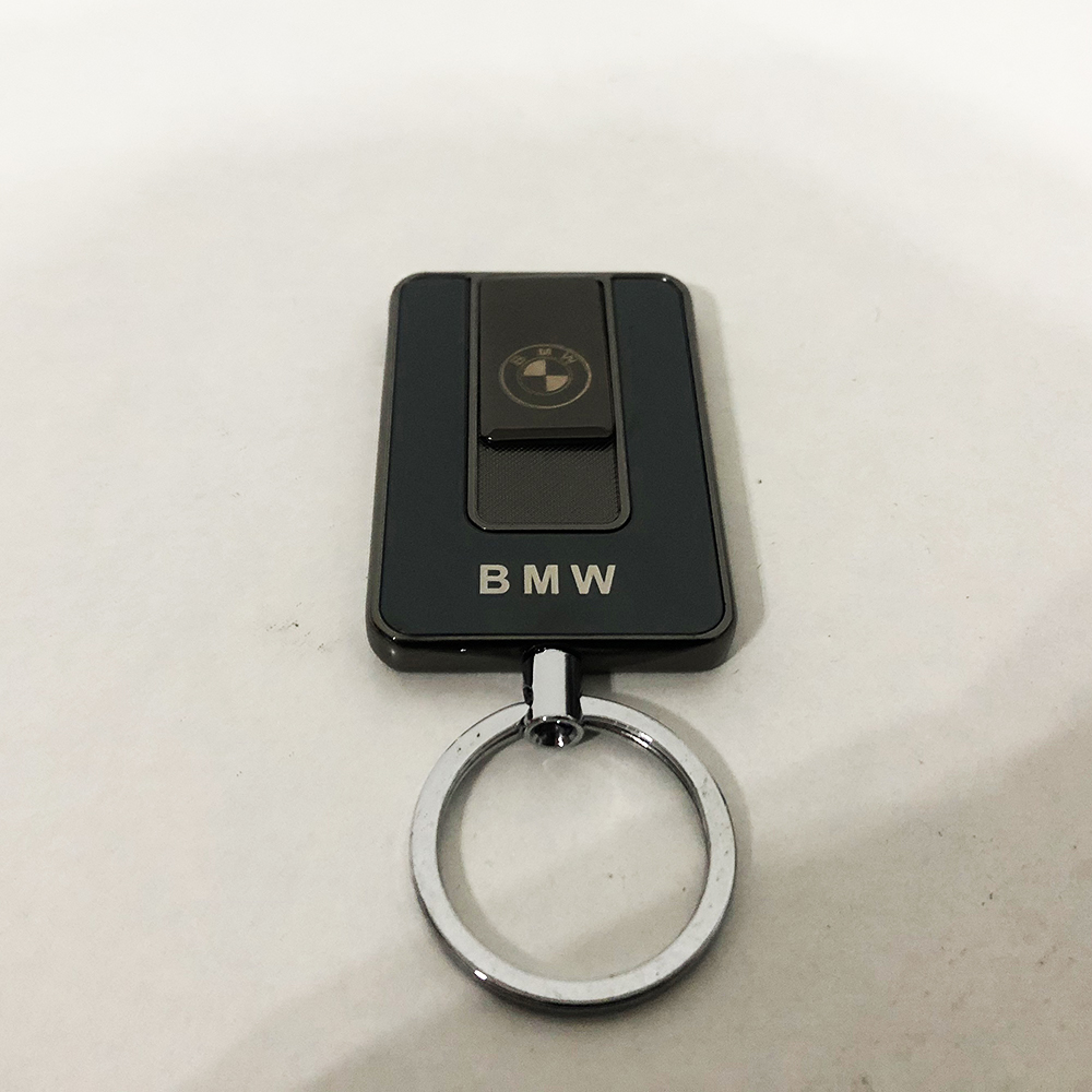 Зажигалка спиральная USB-811. BMW. Цвет: черный