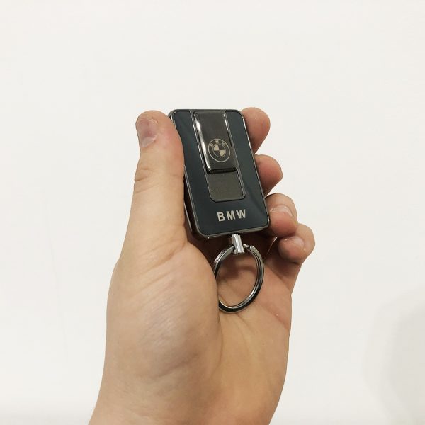 Зажигалка спиральная USB-811. BMW. Цвет: черный — изображение 4