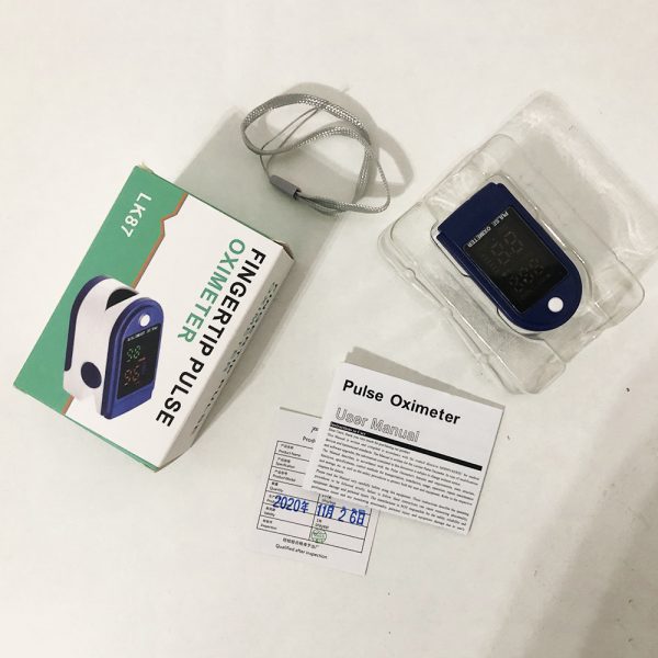 Пульсоксиметр Fingertip pulse oximeter LK87, Пульсоксиметр для измерения пульса и сатурации портативный — изображение 4