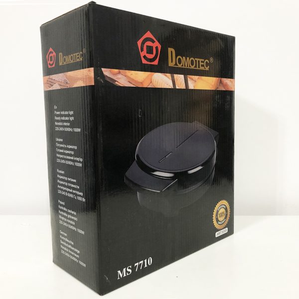 Вафельница DOMOTEC MS-7710, вафельница электрическая бытовая, электровафельница, мультипекарь вафельница — изображение 2