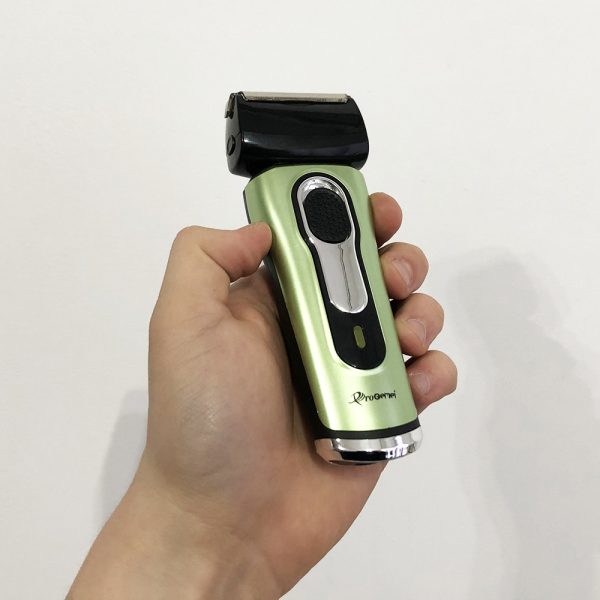 Электробритва бритва GEMEI GM-7110. Цвет: зеленый — изображение 5