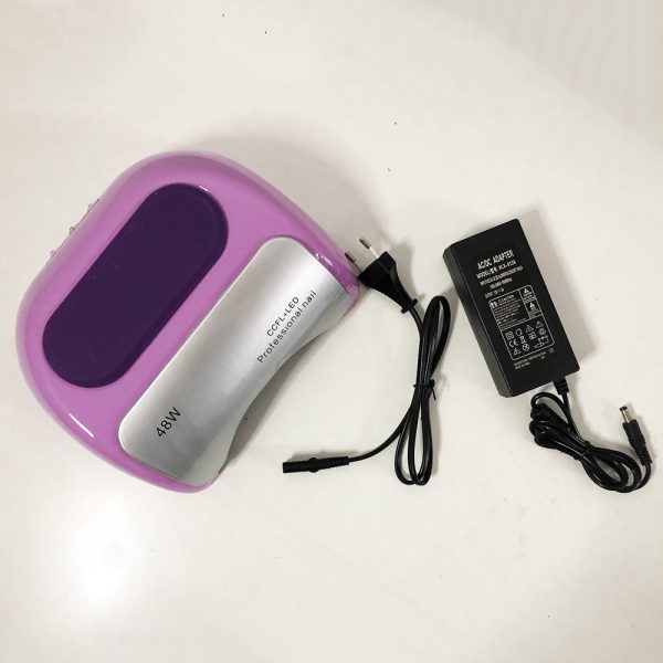 Гибридная лампа для ногтей Beauty Nail CCFL+LED 48W K18, Светодиодная сушилка для лака. Цвет: фиолетовый — изображение 3