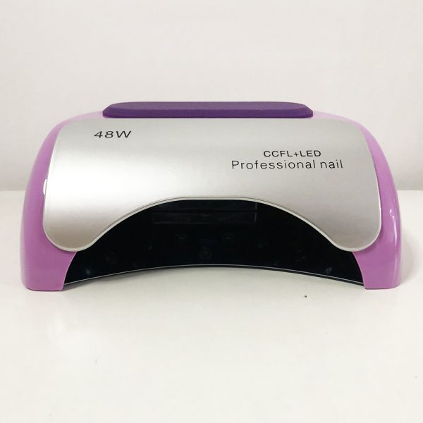 Гибридная лампа для ногтей Beauty Nail CCFL+LED 48W K18, Светодиодная сушилка для лака. Цвет: фиолетовый — изображение 4