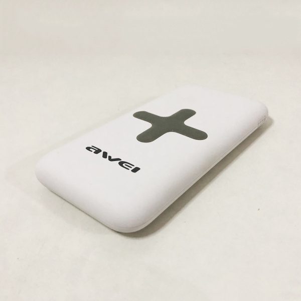 Power Bank AWEI P98K (Беспроводная зарядка) 8000 mAh. Цвет: белый — изображение 10