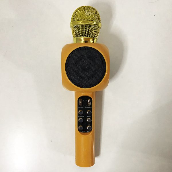 Беспроводной микрофон караоке bluetooth WSTER WS-1816. Цвет: золотой — изображение 10
