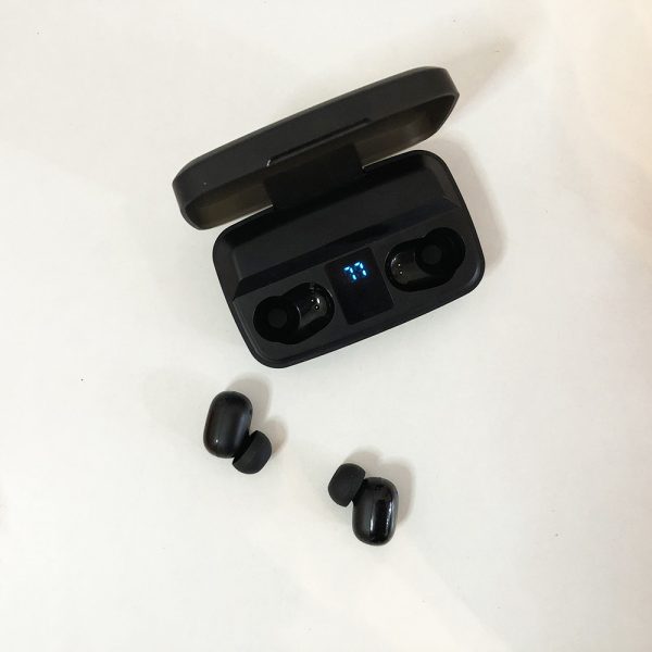 Bluetooth стерео наушники беспроводные c боксом для зарядки Air J16 TWS Original. Цвет: черный — изображение 10