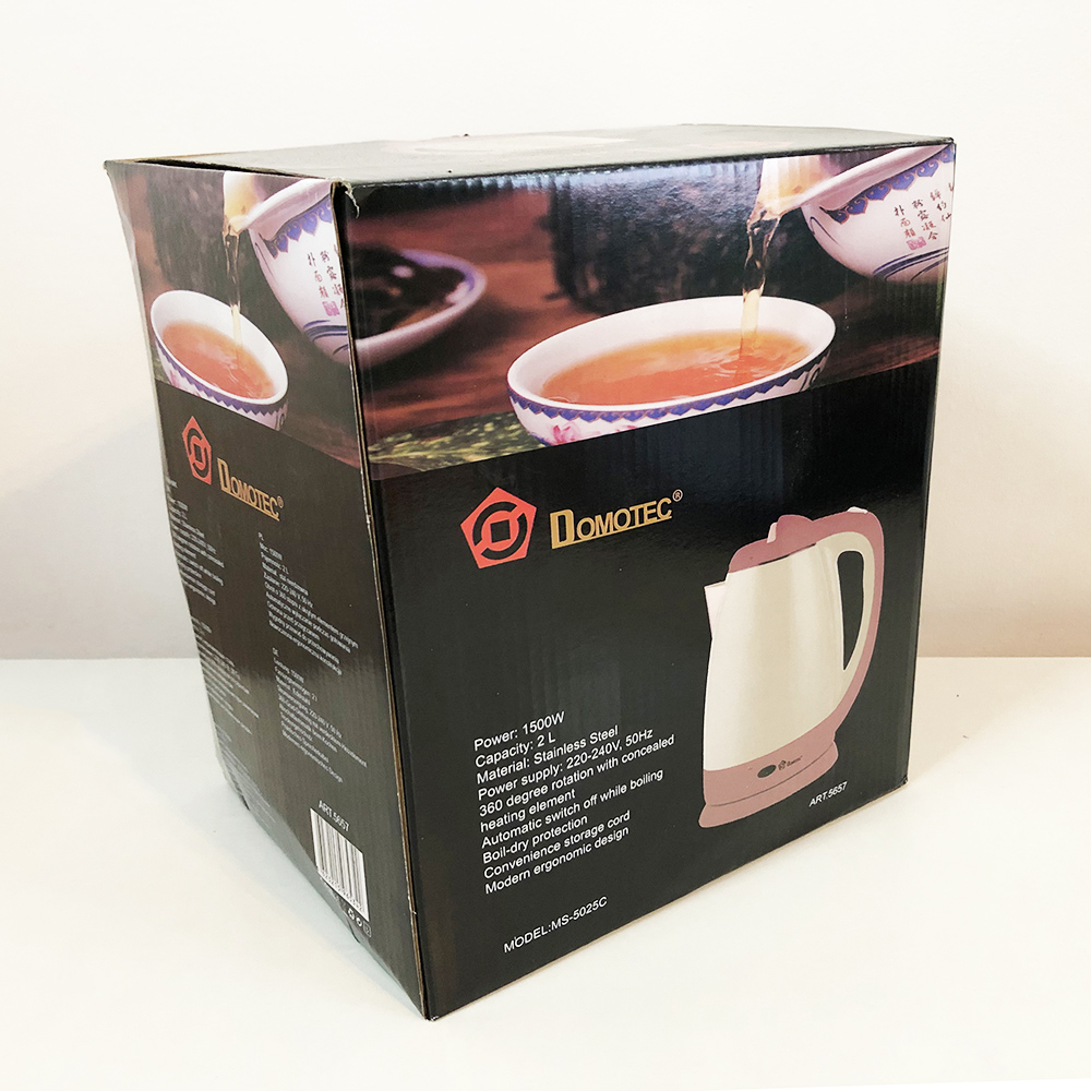Электрочайник DOMOTEC MS-5025C — чайник электрический. Цвет: коричневый