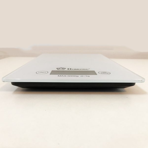 Весы кухонные DOMOTEC MS-912 Glass, электрические кухонные весы, точные кухонные весы. Цвет: белый — изображение 4
