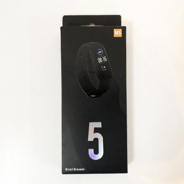 Фитнес браслет Smart Watch M5 Band Classic Black смарт часы-трекер. Цвет: красный — изображение 3