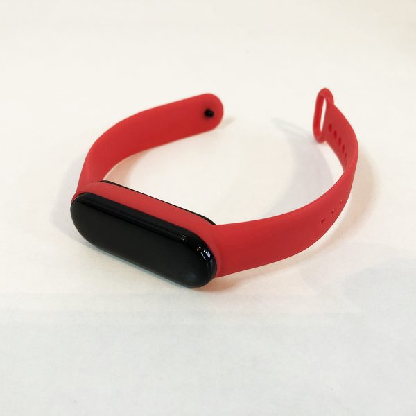 Фитнес браслет Smart Watch M5 Band Classic Black смарт часы-трекер. Цвет: красный — изображение 5
