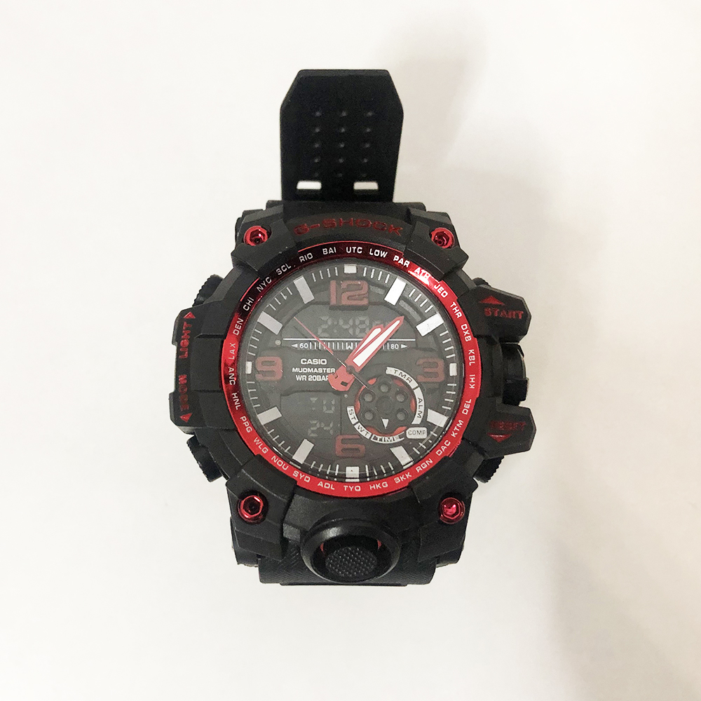 Часы наручные G SHOCK GG-100B. Цвет: красный