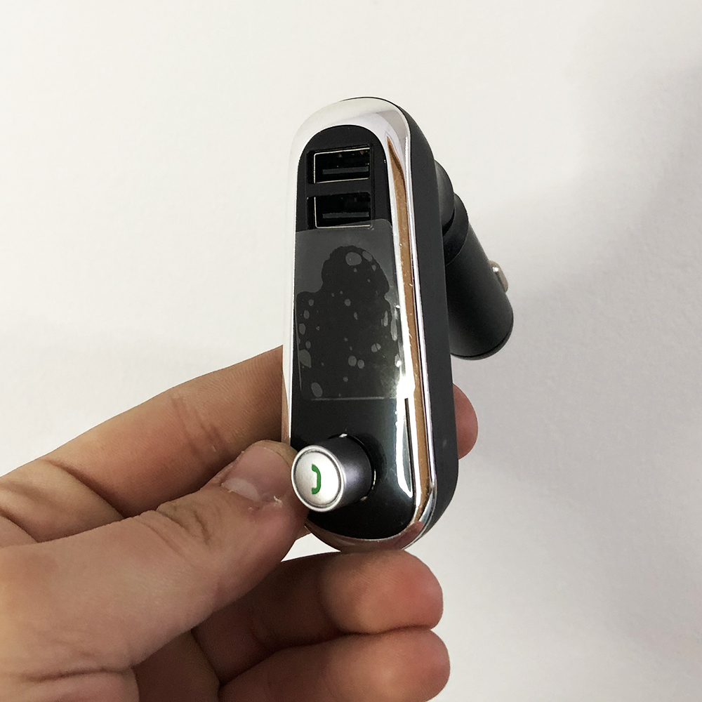 FM Трансмиттер в машину SmartUS G11 BT ФМ модулятор автомобильный. Цвет: серебро
