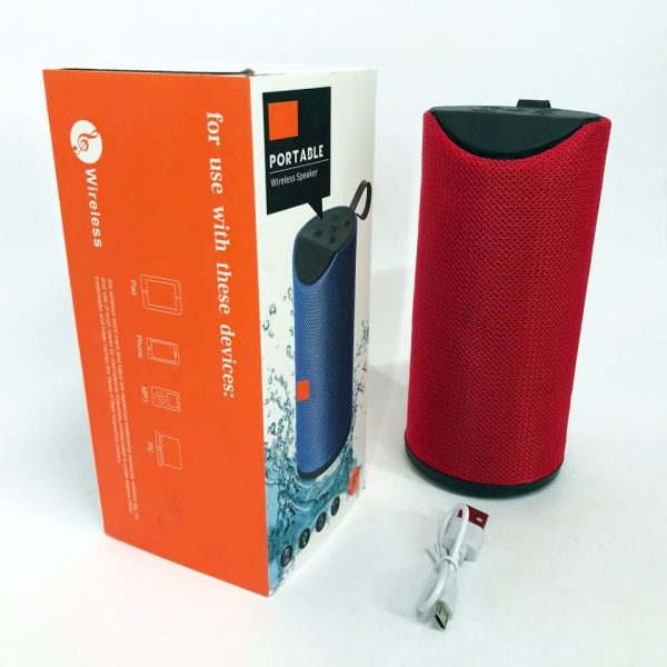 Колонка портативная bluetooth влагостойкая JBL TG-113 (аналог). Цвет: красный — изображение 10