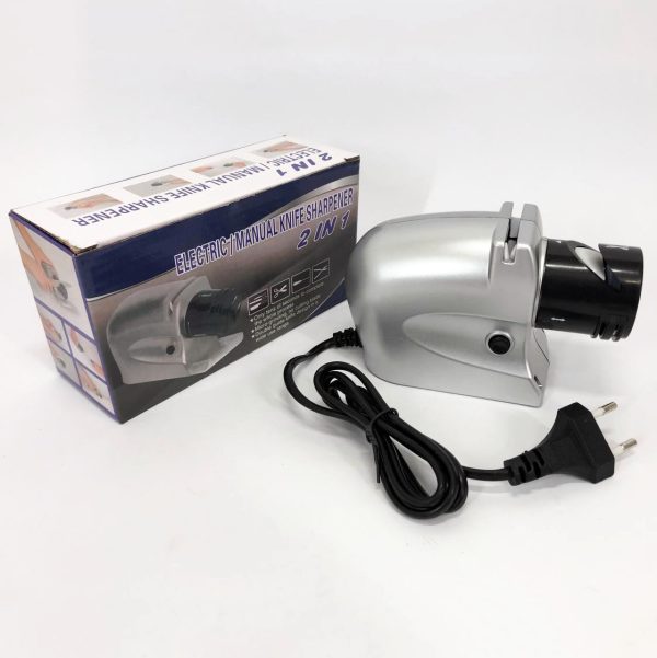 Электрическая точилка для ножей и ножниц ELECTRIC SHARPENER 220В, Электронная точилка для заточки ножей — изображение 16