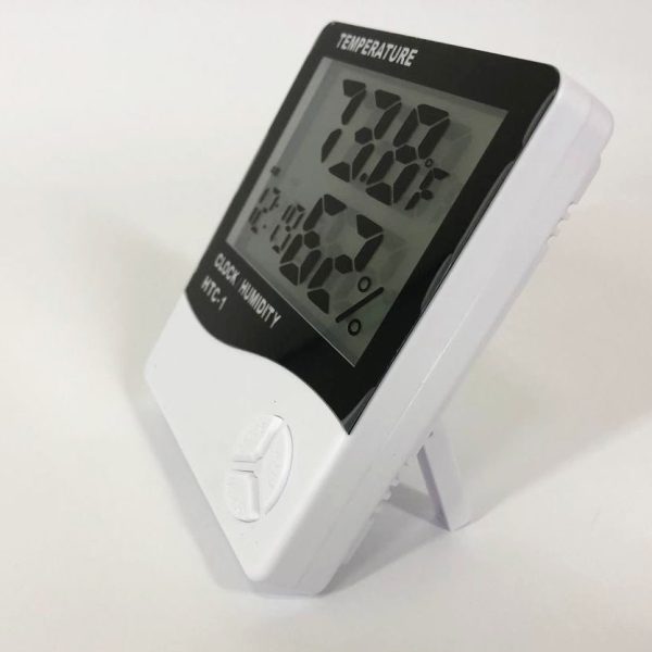 Термогигрометр Generic HTC-1 часы будильник метеостанция, Термометр гигрометр в любом месте