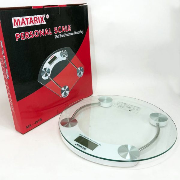 Весы напольные электронные MATARIX MX-451A 180 кг круглые, весы для взвешивания людей — изображение 9