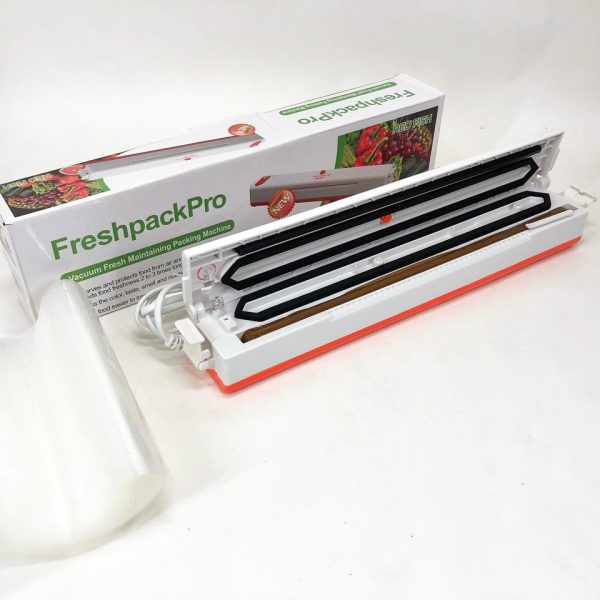 Вакууматор Freshpack Pro вакуумный упаковщик еды, бытовой. Цвет: оранжевый — изображение 19