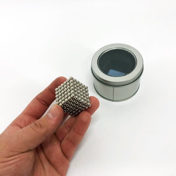 Магнитный конструктор Нео NeoCube Серебро, головоломка Neocube, развивающая игрушка магнит — изображение 9